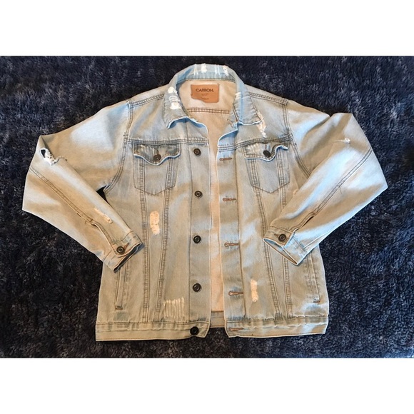 Carbon Other - Rue21 Distressed Jean Jacket